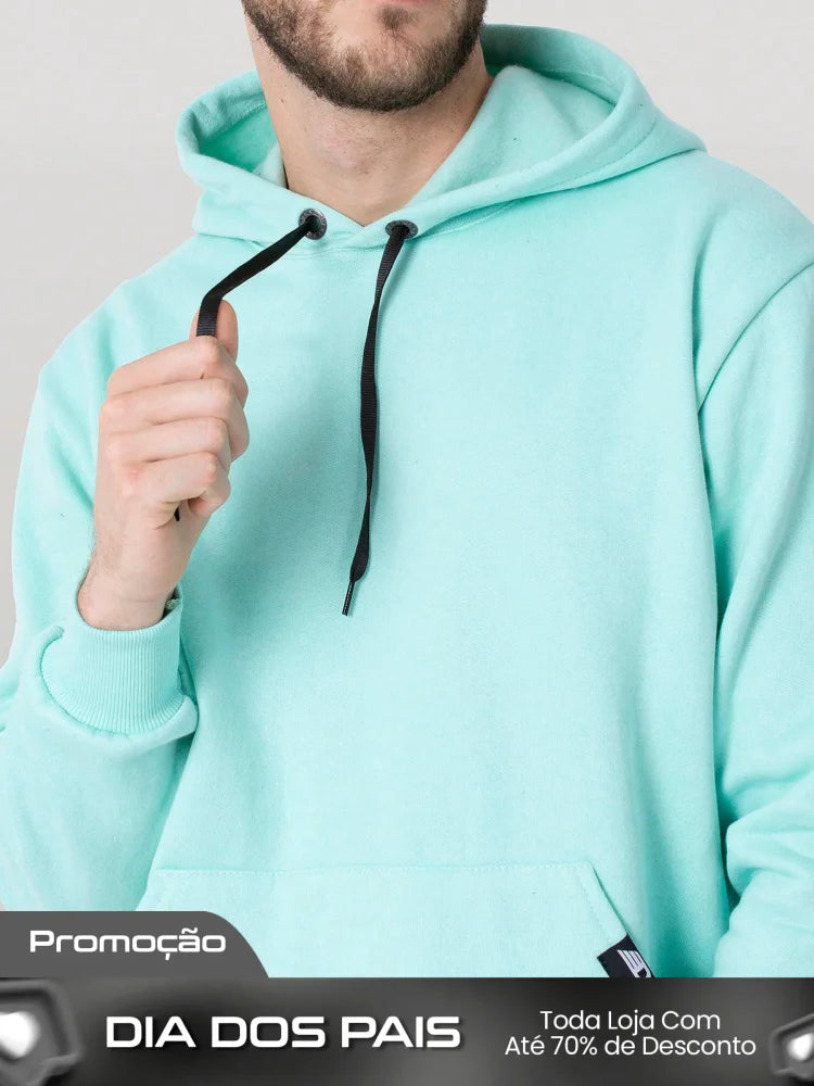 Conjunto Masculino Moletom Casual Com Capuz Cós Ajustável Conjunto Masculino Moletom Casual Com Capuz Cós Ajustável