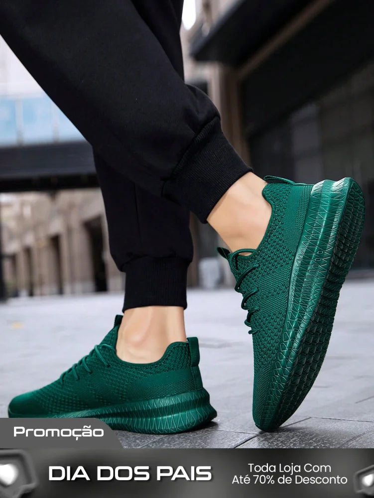 Tênis Masculino Leve Respirável Casual Confortável Para Caminhada Tênis Masculino Leve Respirável Casual Confortável
