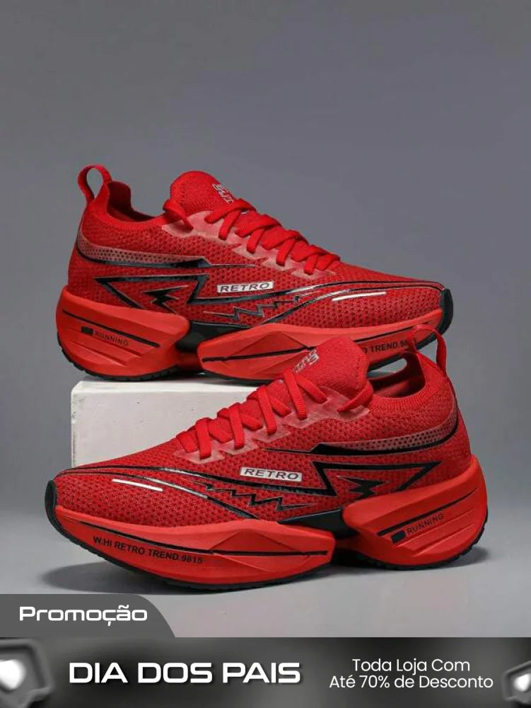 Tênis Masculino Running Casual Plataforma Amortecimento Leve Tênis Masculino Running Casual Plataforma Amortecimento