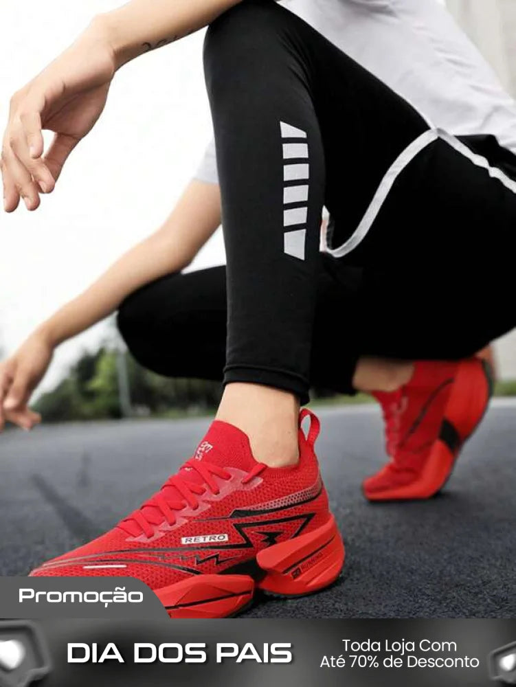 Tênis Masculino Running Casual Plataforma Amortecimento Leve Tênis Masculino Running Casual Plataforma Amortecimento