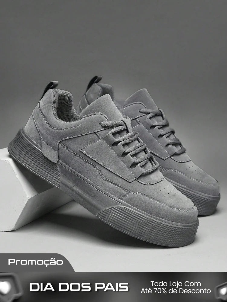 Tênis Masculino Street Casual Cadarço Solado Antiderrapante Tênis Masculino Street Casual Cadarço Solado Antiderrapante